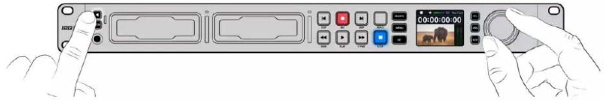 Blackmagic Design HyperDeck Studio 4K Pro - Monitorare l'audio - 1
