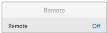 Remote Remote Off