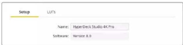 Blackmagic Design HyperDeck Studio 4K Pro - Setup - 2