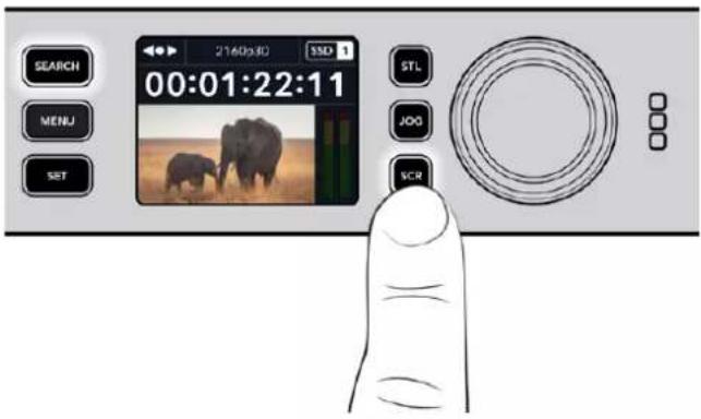 Blackmagic Design HyperDeck Studio 4K Pro - Usare la manopola - 5