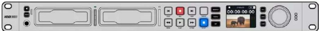 Blackmagic Design HyperDeck Studio 4K Pro - To plug in an SD card: - 2