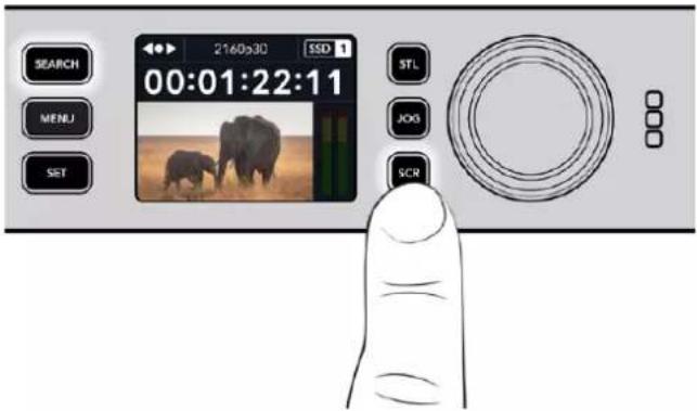 Blackmagic Design HyperDeck Studio 4K Pro - Utiliser la molette - 5