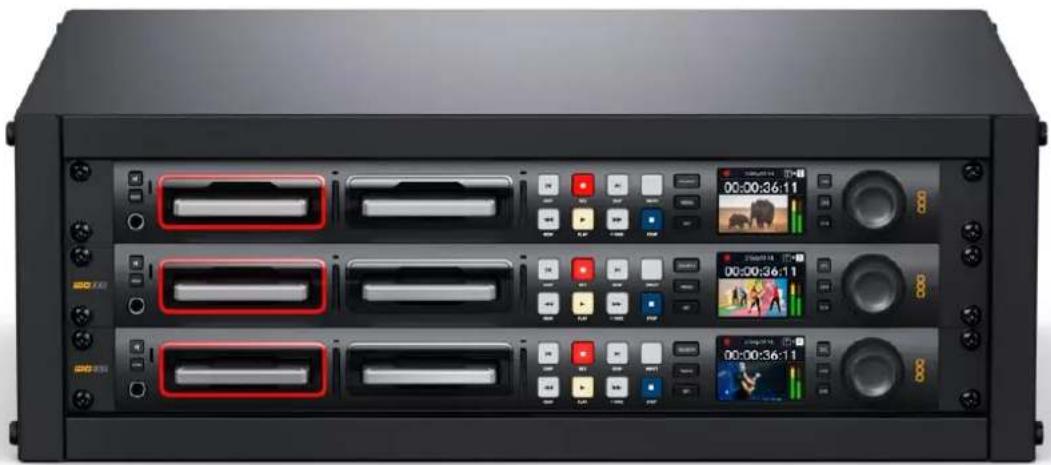 Blackmagic Design HyperDeck Studio 4K Pro - Présentation des enregistreurs à disque HyperDeck - 1