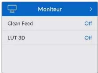 Blackmagic Design HyperDeck Studio 4K Pro - Menu Moniteur - 1
