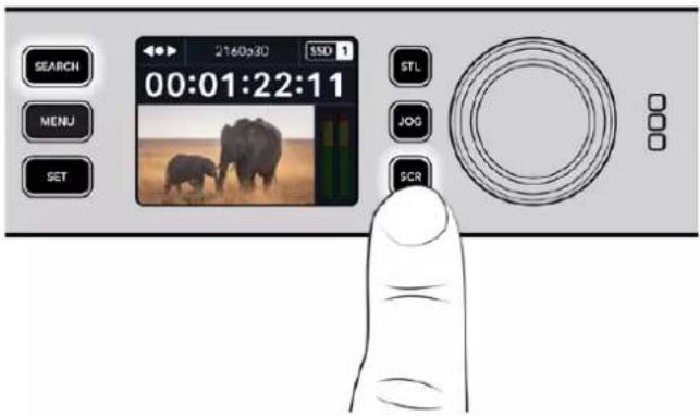 Blackmagic Design HyperDeck Studio 4K Pro - Mit dem Suchlaufregler arbeiten - 5