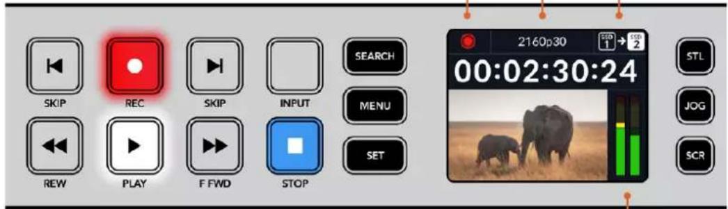 Blackmagic Design HyperDeck Studio 4K Pro - Начальная страница на HyperDeck Studio - 1