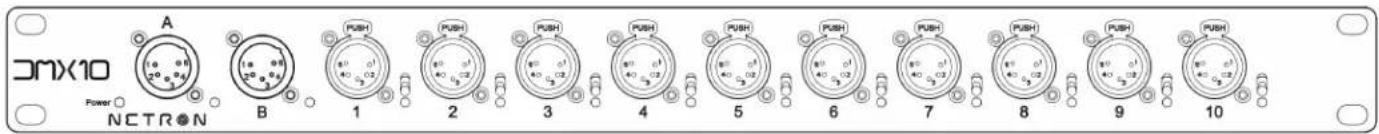 DNX10 Power NCTRON A B 1 2 3 4 5 6 7 8 9 10