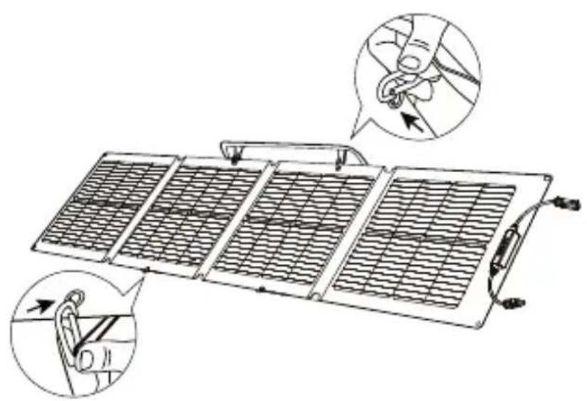ECOFLOW 110W Solar Panel - ソーラーパルの設置方法 - 4