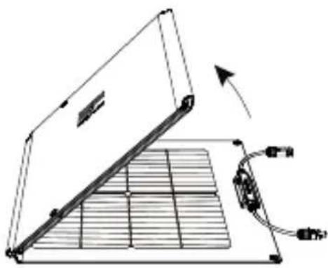 ECOFLOW 110W Solar Panel - Configuración del panel solar - 1