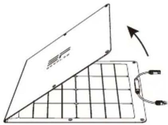 ECOFLOW 160W Solar Panel - Aufstellung des Solarpanels - 1