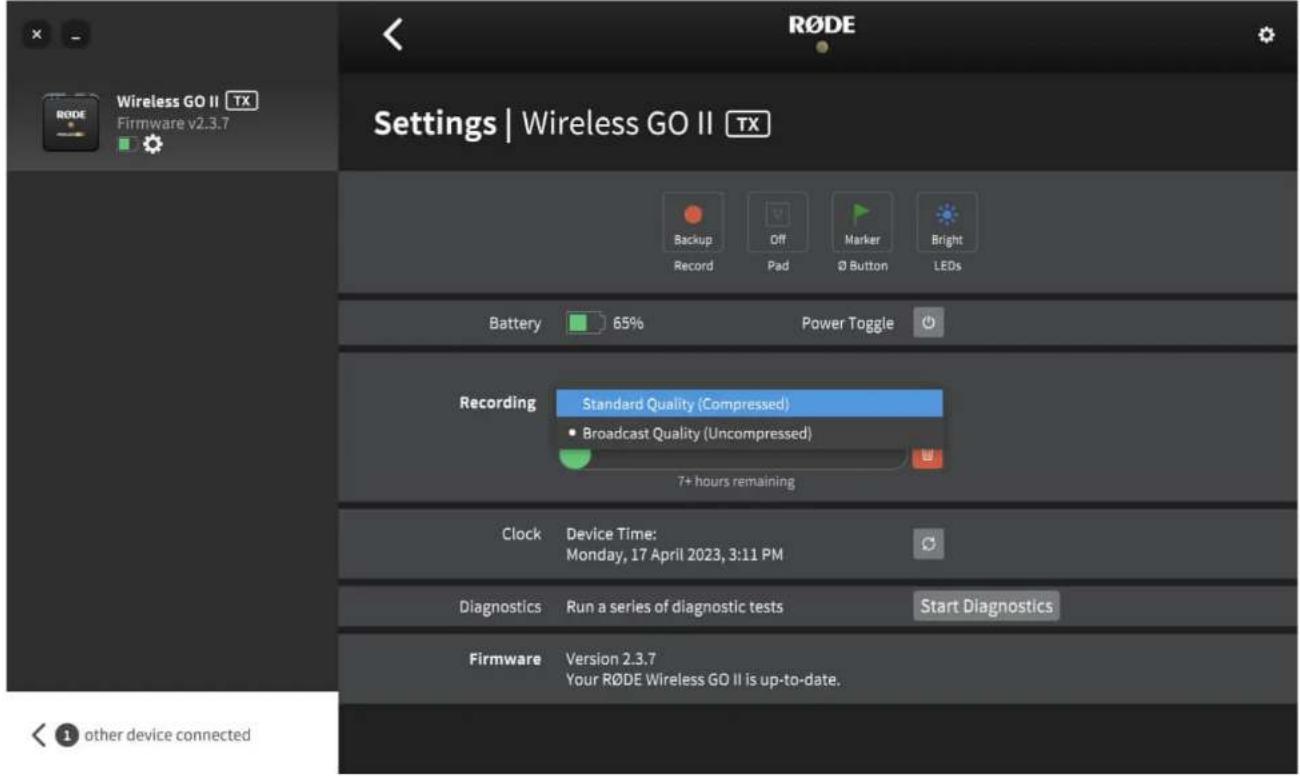 Røde Wireless GO II - Naming Recordings - 2