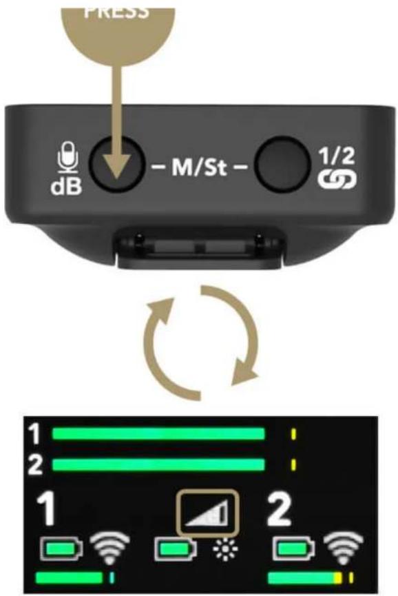 Røde Wireless GO II - Gain Control - 1