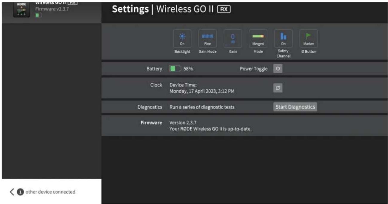 Røde Wireless GO II - Fine Gain Control - 1