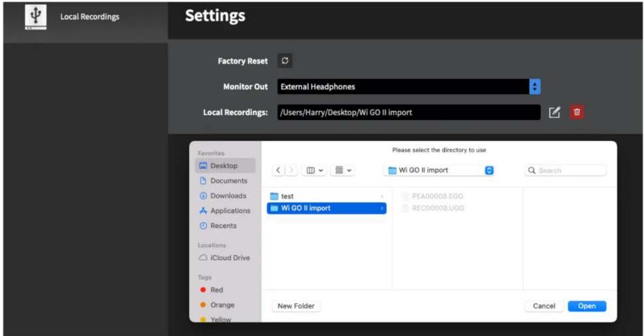 Røde Wireless GO II - Importing Files - 1
