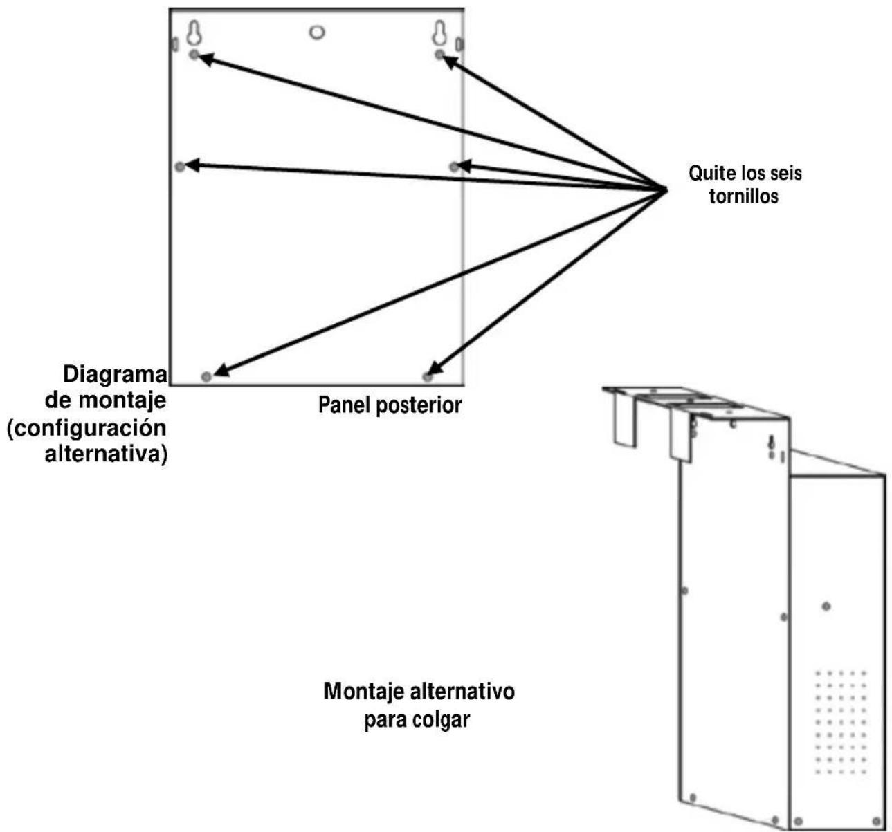 Chauvet DMX4 - Montaje alternatively para colgar - 1