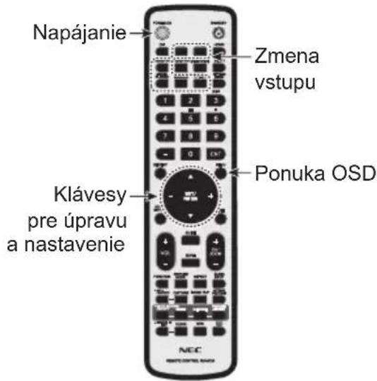 NEC MultiSync ME551 - Pripojenie dodaného napajacieho kábla - 2