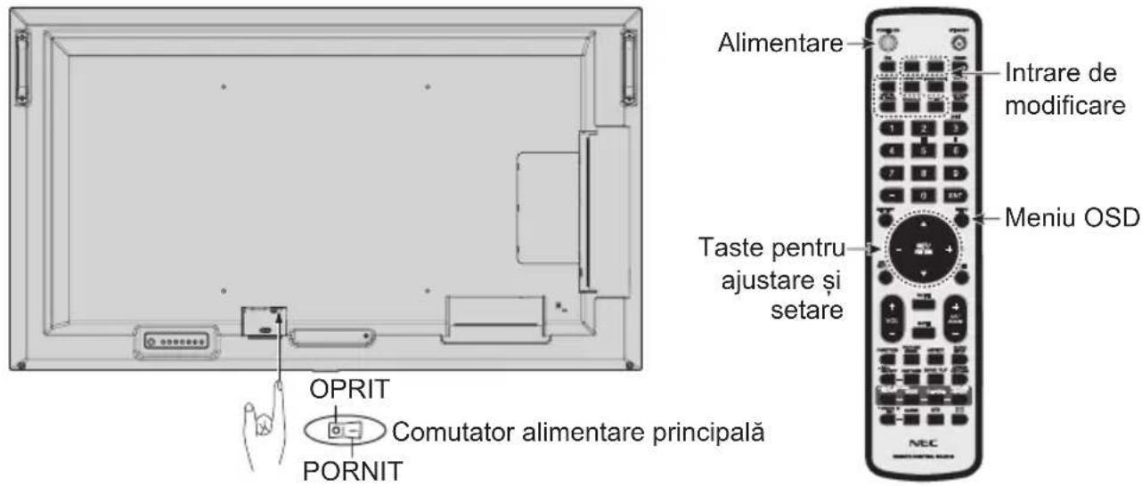 NEC MultiSync ME551 - Conectaţi cablul de alimentare furnizat - 3