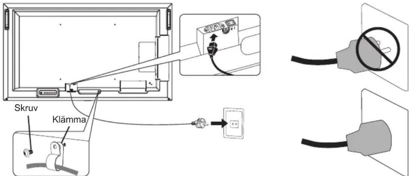 NEC MultiSync ME551 - Anslutning till en TV\*1 - 1