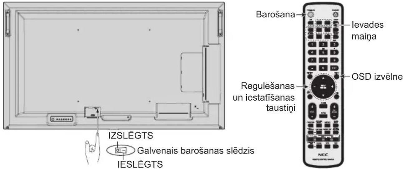 NEC MultiSync ME551 - Pievienojiet komplektacija ieklauto barosanas kabeli - 3