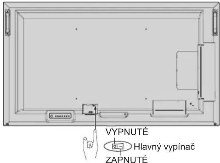 NEC MultiSync ME551 - Pripojenie dodaného napajacieho kábla - 1