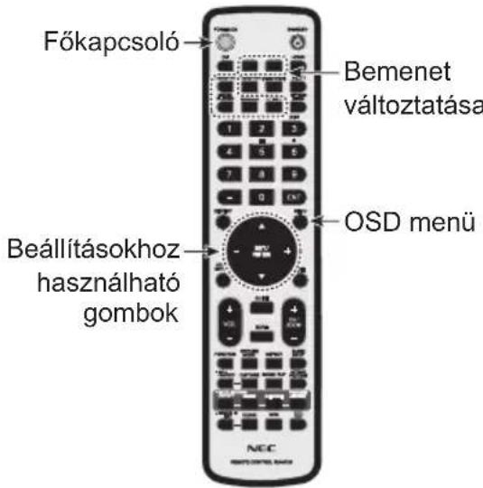 NEC MultiSync ME551 - A kabelre vonatkozó informaciok - 2