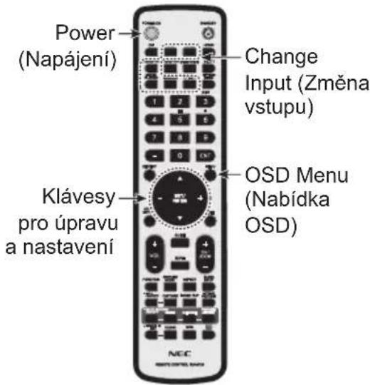 NEC MultiSync ME551 - Informace o kabelech - 2