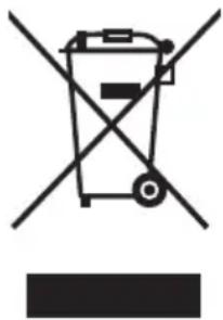 NEC MultiSync ME551 - WEEE-merkintä (direktiivi 2012/19/EU ja siihen tehdyt muutokset) - 1