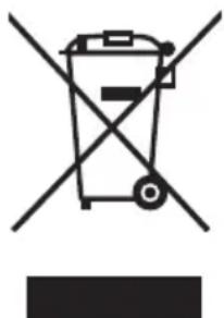 NEC MultiSync ME551 - WEEE 標記 (European Directive 2012/19/EU 和修正案) - 1