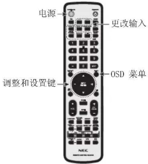 NEC MultiSync ME551 - 打开显示器和外部设备的电源 - 2