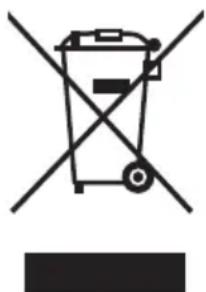 NEC MultiSync ME551 - WEEE 标记（European Directive 2012/19/EU和修正条款） - 1