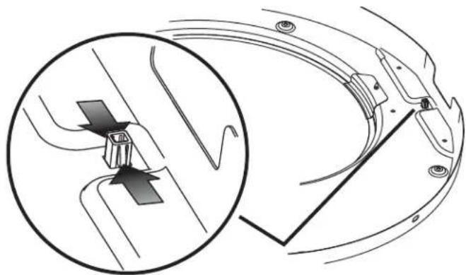 FRIGIDAIRE FAQG7111LW - Inversion de la charnière - 4