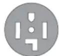 FRIGIDAIRE FAQG7111LW - 3-wire receptacle NEMA type 10-30R) - 1