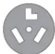 FRIGIDAIRE FAQG7111LW - Connexion électrique (sauf au canada) - cordon à 3 fils - 1