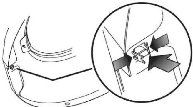 FRIGIDAIRE FAQG7111LW - Inversion de la charnière - 2