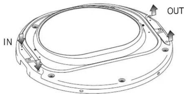 FRIGIDAIRE FAQG7111LW - Reversing the hinge - 5