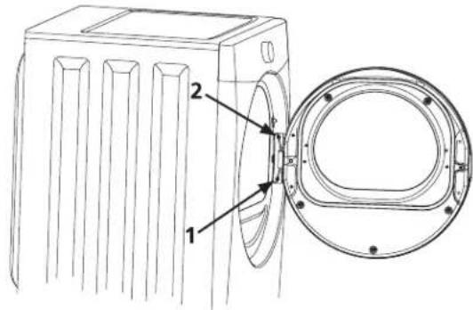 FRIGIDAIRE FAQG7111LW - Dépose de la porte - 1