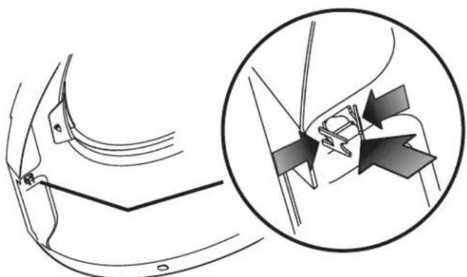 FRIGIDAIRE FAQG7111LW - Inversión de la bisagra - 2