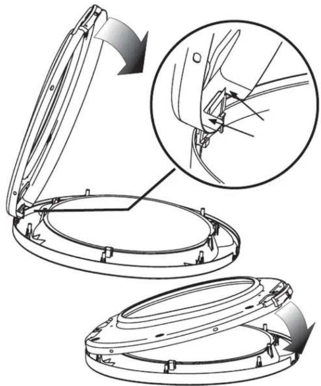 FRIGIDAIRE FAQG7111LW - Remontage de la porte - 2