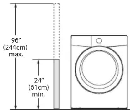 FRIGIDAIRE FAFW3001LW - Drain system requirements - 1