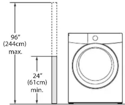 FRIGIDAIRE FAFW3001LW - Exigences relatives au système d'évacuation - 1