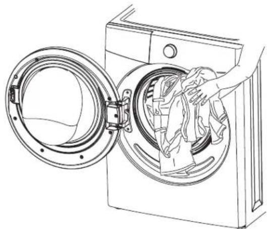 FRIGIDAIRE FAFW3577KW - Ajoutez la charge à la laveuse. - 1