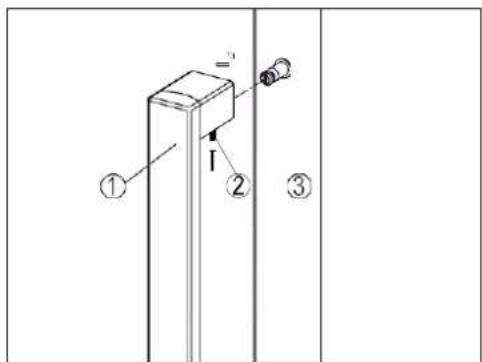 Küppersbusch FWKU1800.0S - Mounting the handle - 1