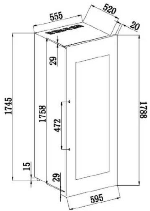 Küppersbusch FWK8850.0S - ATTENZIONE: per tutti questi modelli, va tenuto bene in considerazione lo spazio necessario per l'ingresso e l'uscita dell'aria. - 2