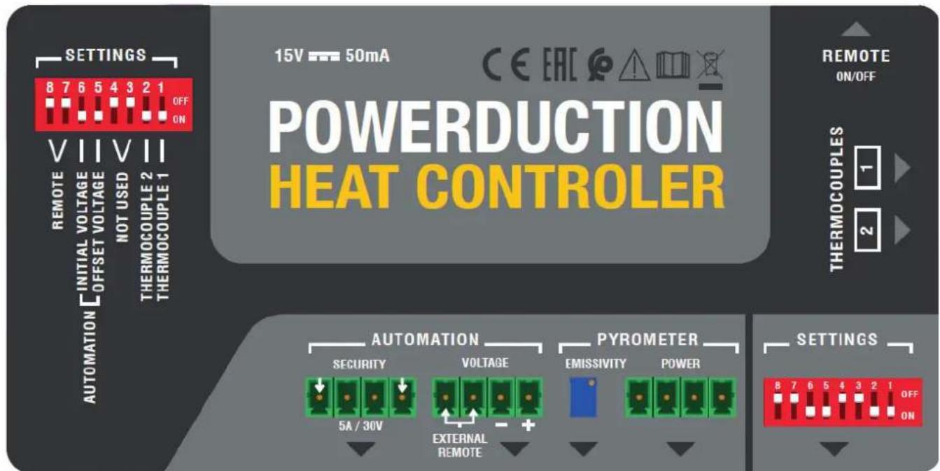 GYS Poweduction Heat Controler - FUNCIONAMIENTO CON UN PIRÓMETRO (ref. 064119) (FIG I) - 7