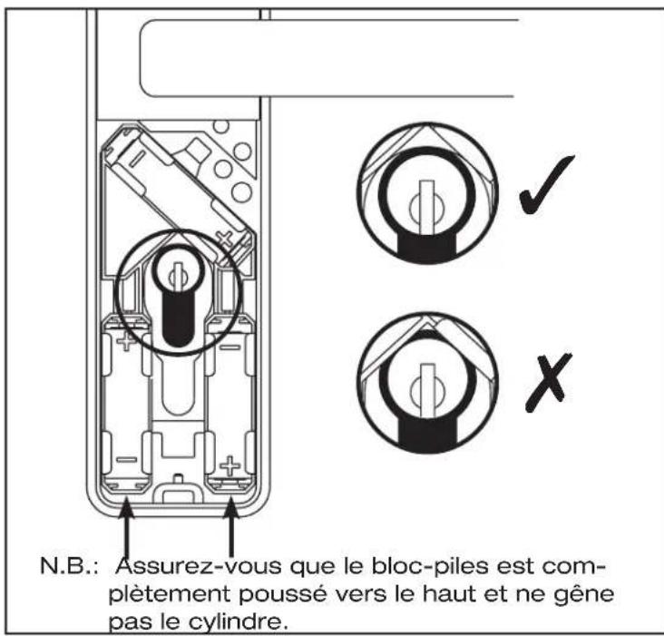 KABA Confidant RFID Kit 2 - 9- BRANCHER LE BLOC-PILES - 1