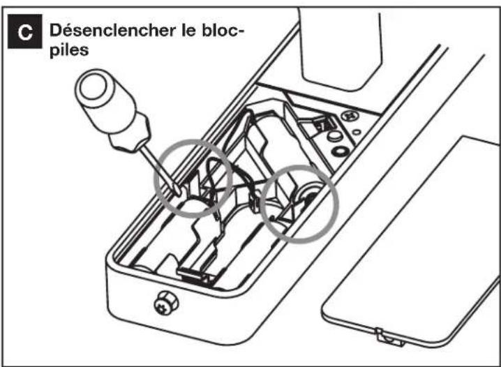 KABA Confidant RFID Kit 2 - Annexe B · Retirer le bloc-piles - 3