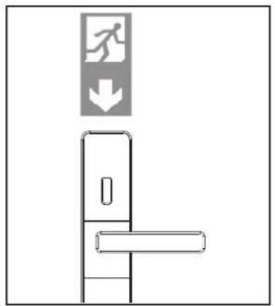 KABA Confidant RFID Kit 2 - 14- Dispositif de sortie de secours - 1