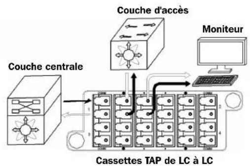 Tripp Lite N482TAP4SM73M8 - Schéma du réseau TAP - 1