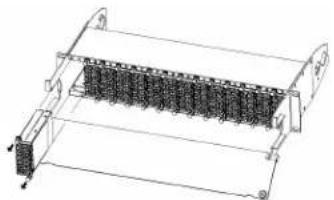 Tripp Lite N482TAP4SM73M8 - Installation des cassettes TAP dans le panneau. - 3
