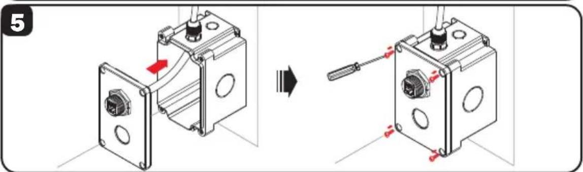 Tripp Lite U325000IND - Instalación de Acoplador de Mampara Industrial (N206-BC01-IND, U325-000-IND, P569-000-FF-IND y N455-BC01-IND) - 5